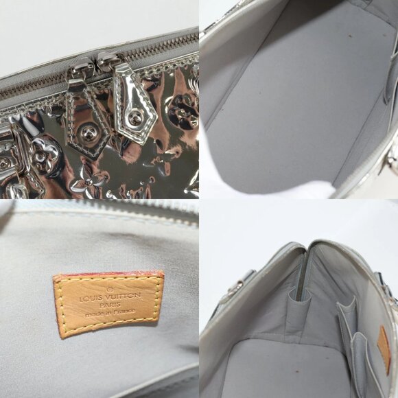 LOUIS VUITTON Monogram Miroir Alma GM Bag Silver Argent M95273 LV Auth 125593AV - Picture 15 of 15